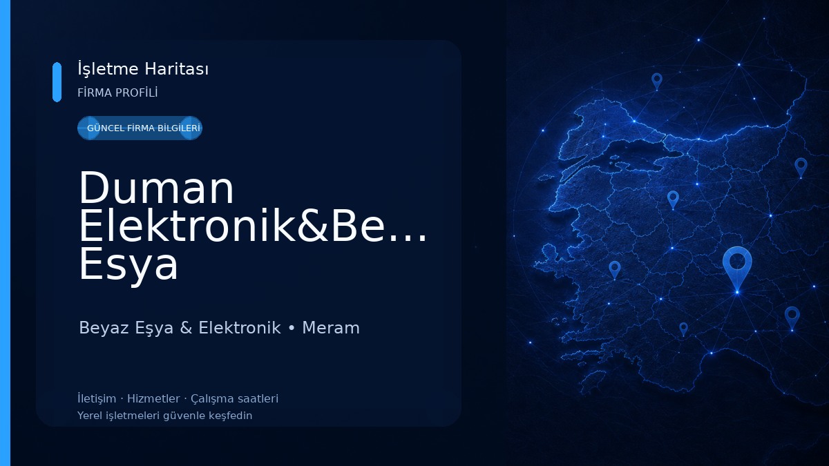 Duman Elektronik&Beyaz Esya