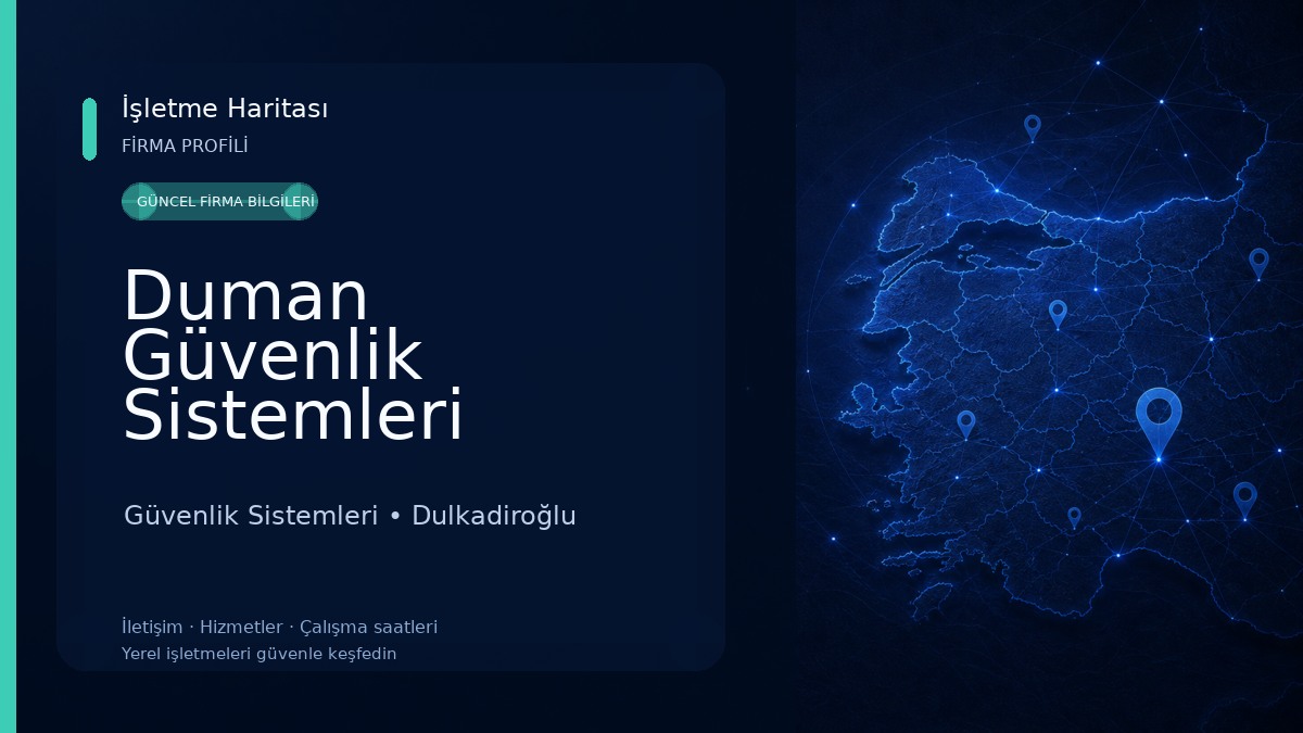Duman Güvenlik Sistemleri Güvenlik Sistemleri