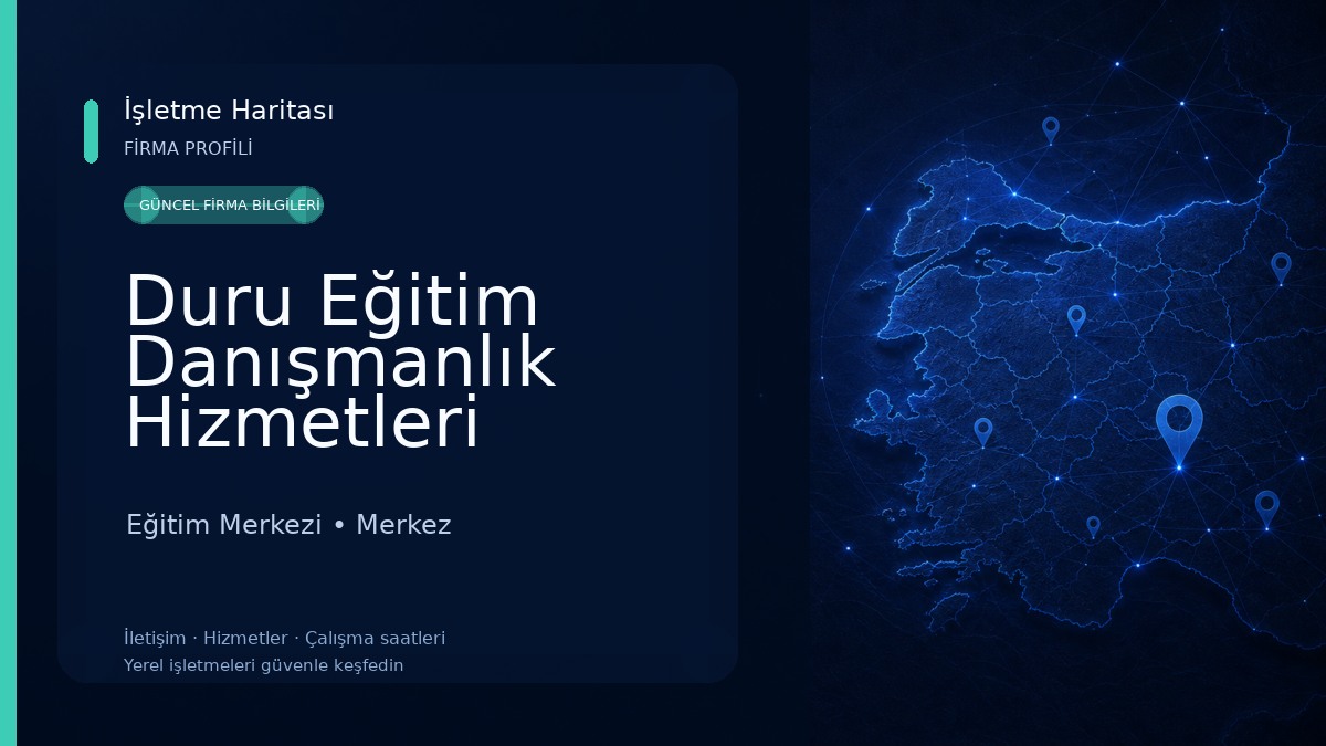 Duru Eğitim Danışmanlık Hizmetleri Eğitim Merkezi