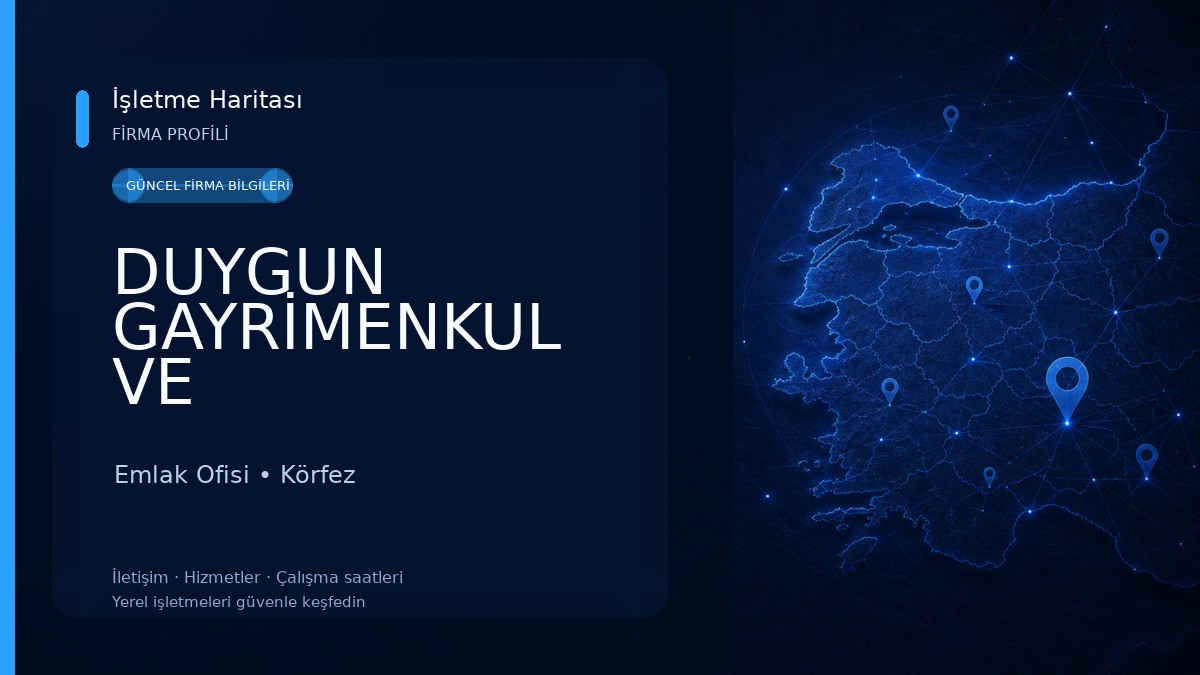 DUYGUN GAYRİMENKUL VE DANIŞMANLIK HİZMETLERİ