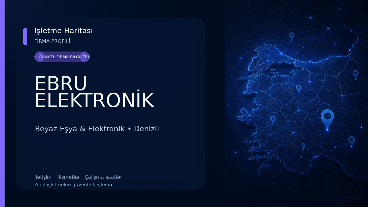 EBRU ELEKTRONİK Beyaz Eşya & Elektronik