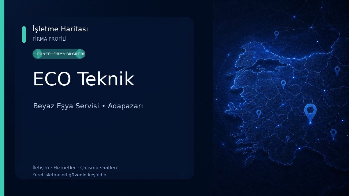 ECO Teknik Beyaz Eşya Servisi
