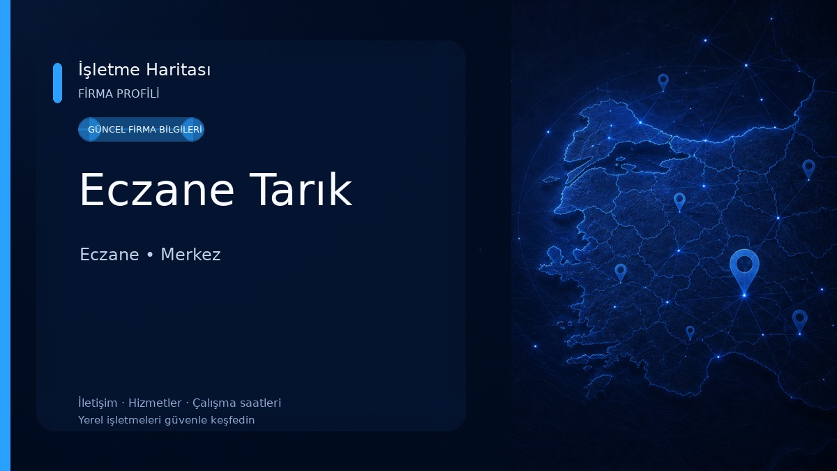 Eczane Tarık