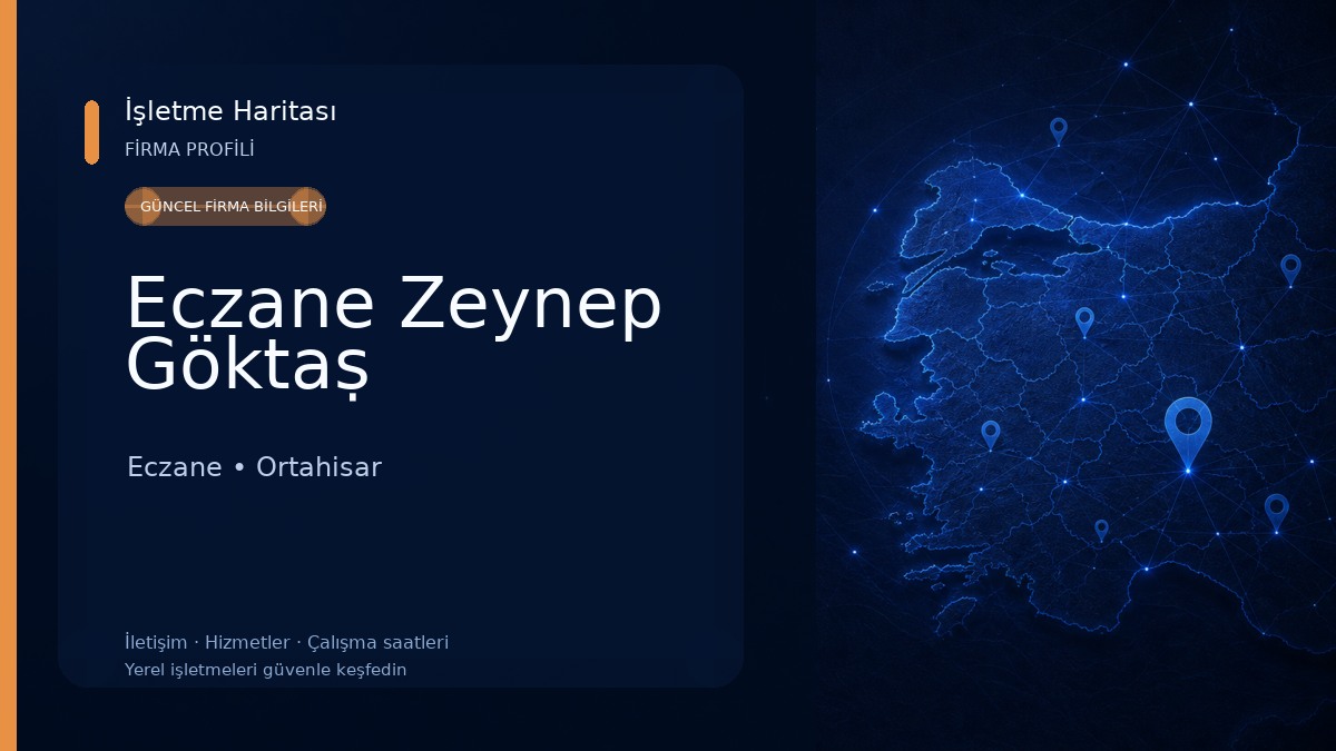 Eczane Zeynep Göktaṣ
