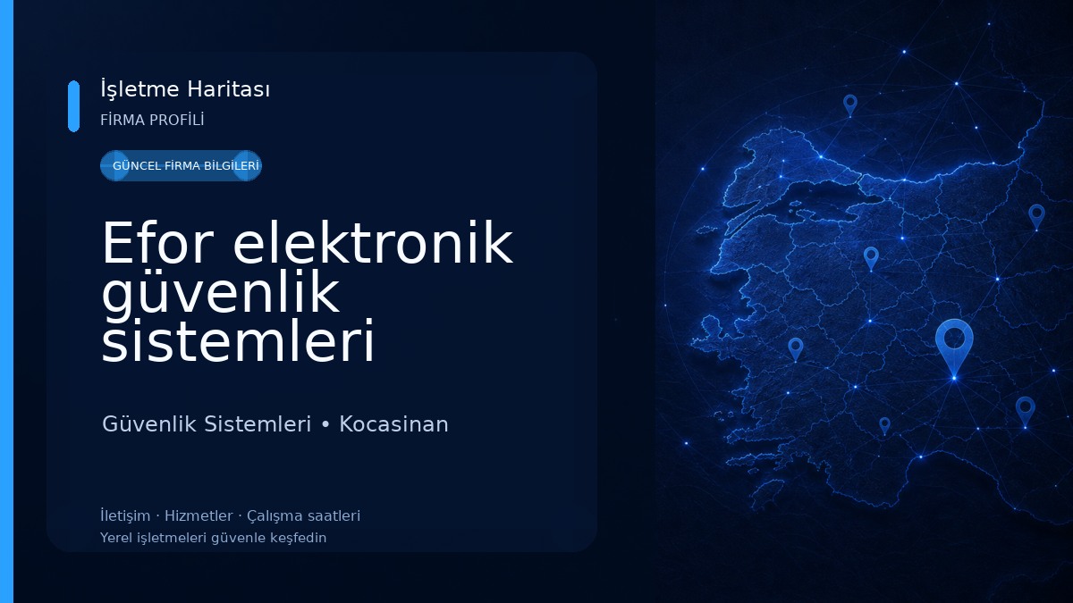 Efor elektronik güvenlik sistemleri 