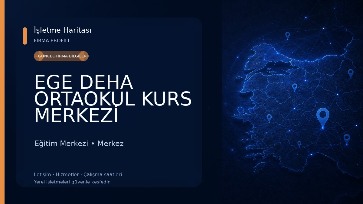 EGE DEHA ORTAOKUL KURS MERKEZİ Eğitim Merkezi