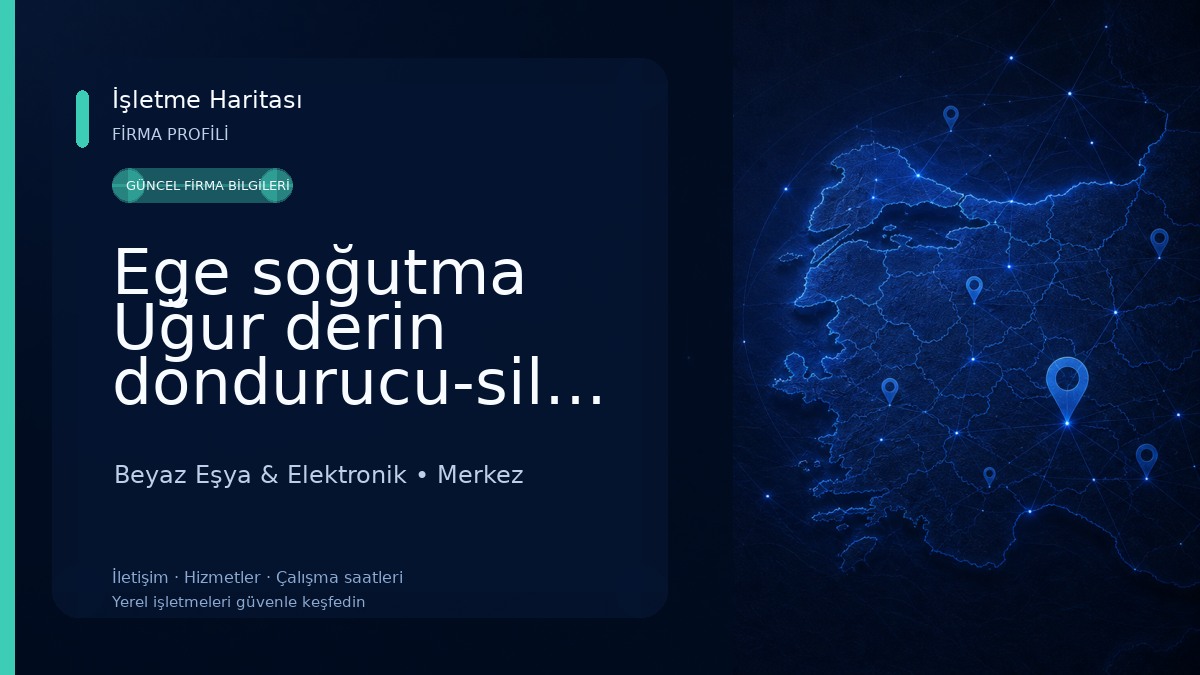 Ege soğutma Uğur derin dondurucu-silverline ankastre 