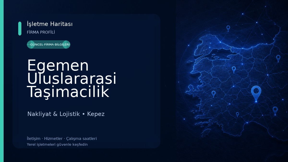 Egemen Uluslararasi Taşimacilik