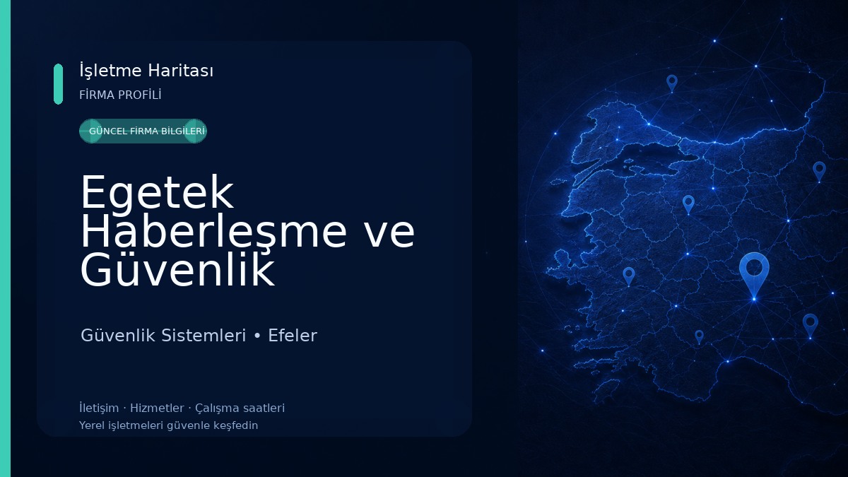 Egetek Haberleşme ve Güvenlik Sistemleri Güvenlik Sistemleri
