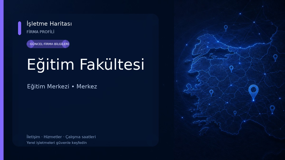 Eğitim Fakültesi 