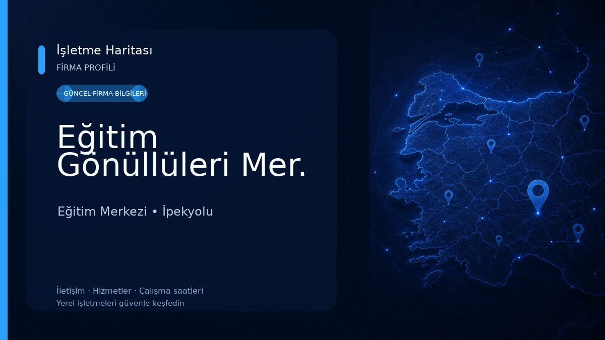 Eğitim Gönüllüleri Mer. Eğitim Merkezi