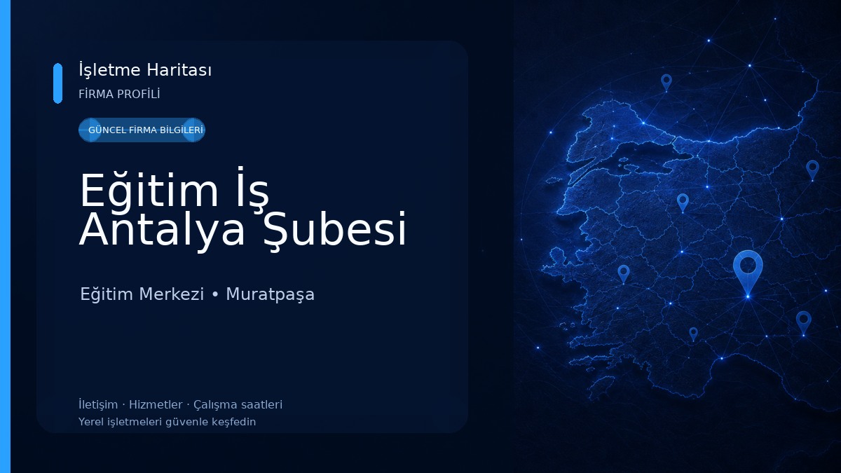 Eğitim İş Antalya Şubesi Eğitim Merkezi