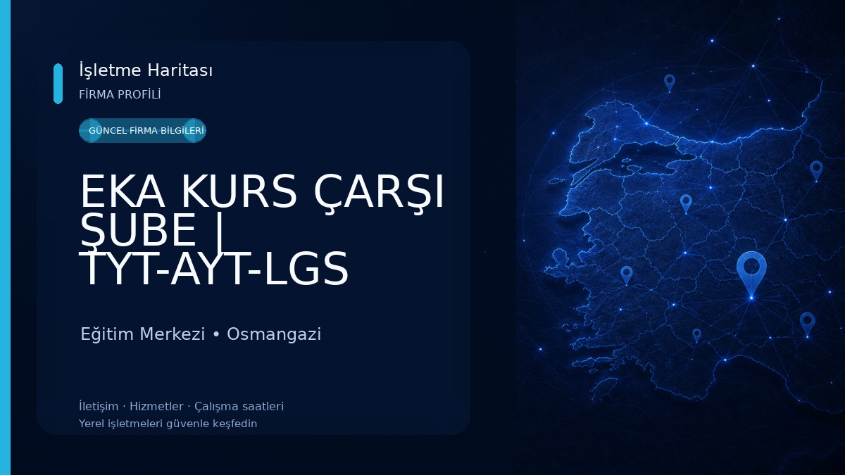 EKA KURS ÇARŞI ŞUBE | TYT-AYT-LGS