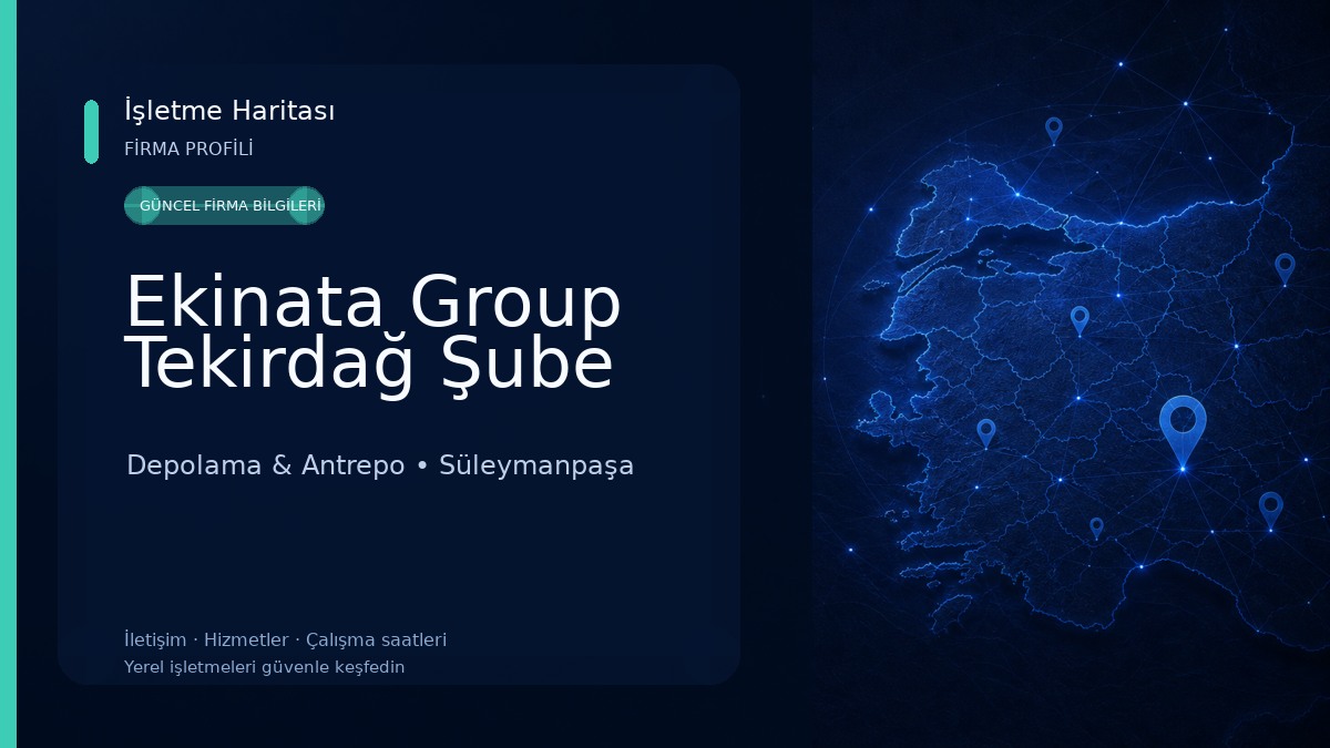 Ekinata Group Tekirdağ Şube 