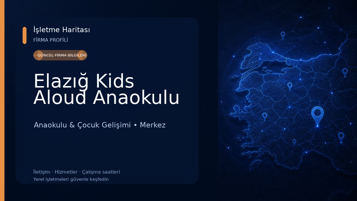 Elazığ Kids Aloud Anaokulu 
