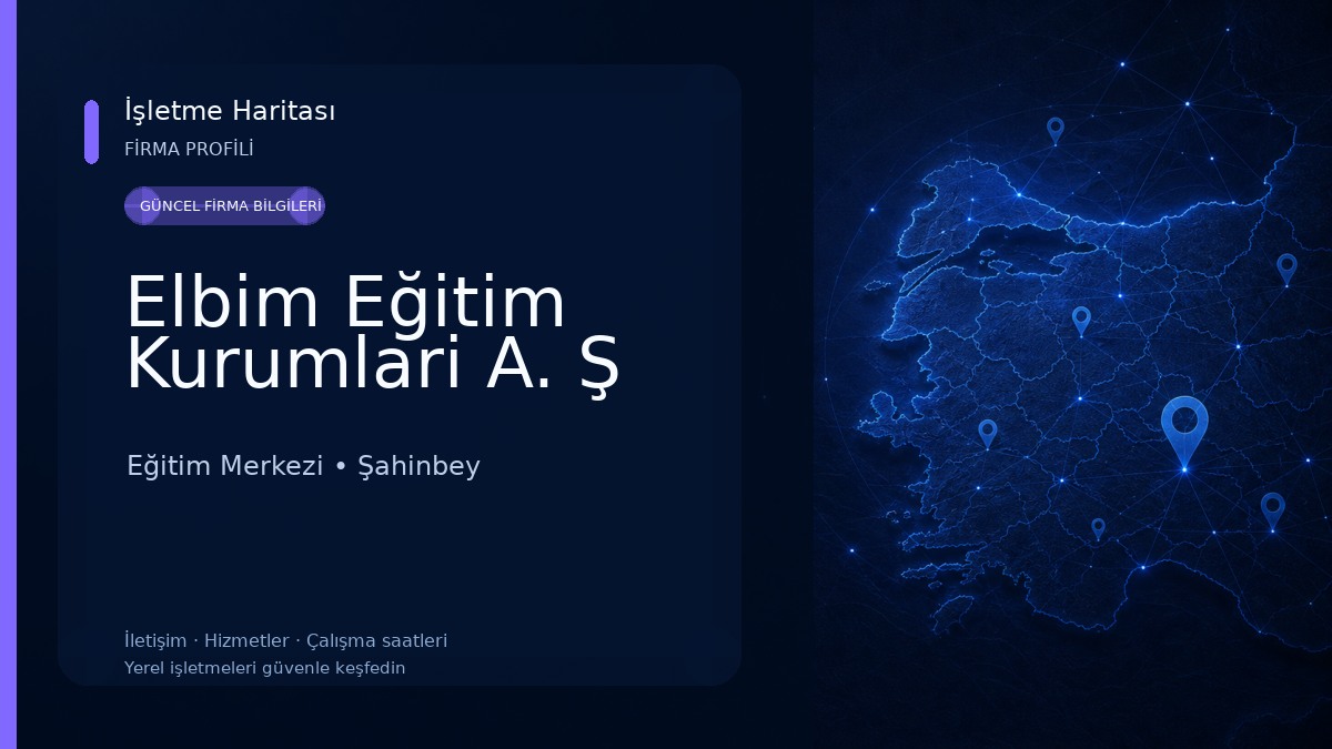 Elbim Eğitim Kurumlari A. Ş