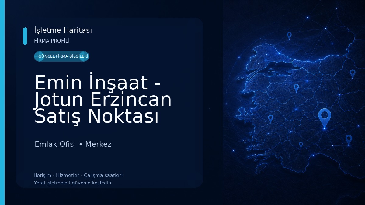 Emin İnşaat - Jotun Erzincan Satış Noktası
