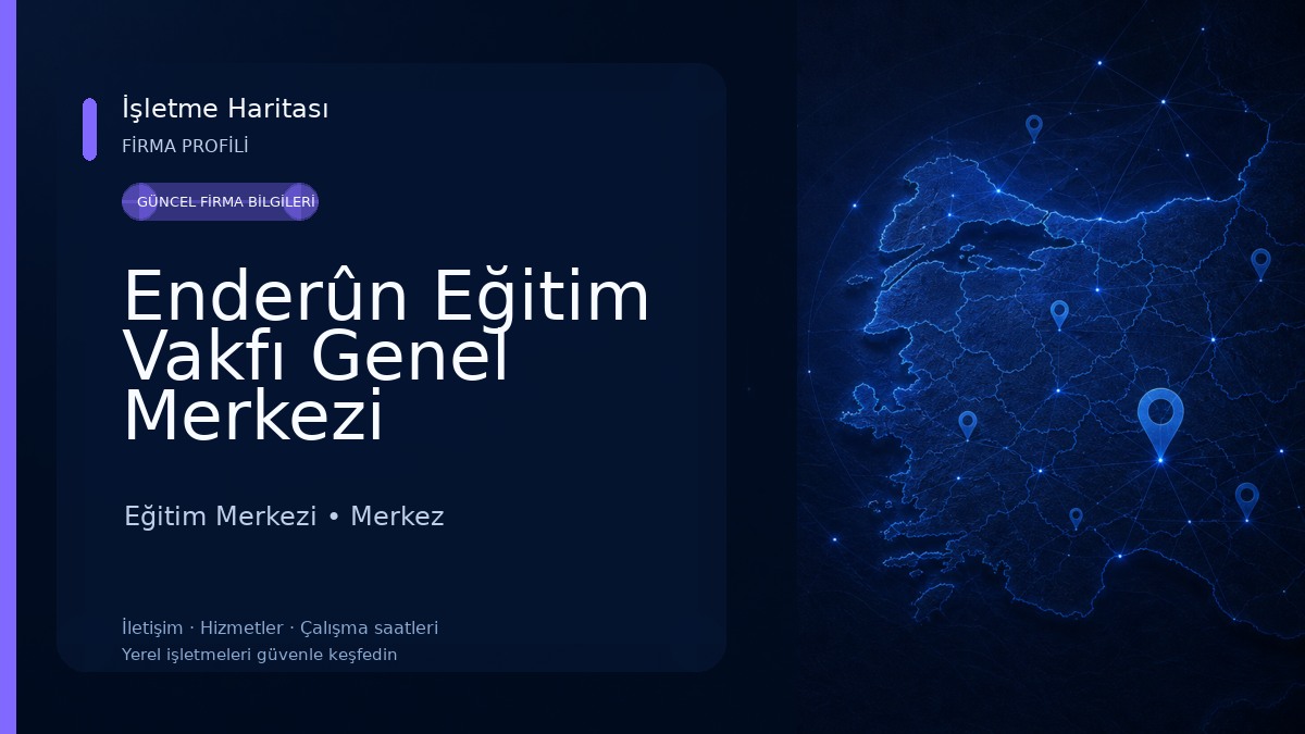 Enderûn Eğitim Vakfı Genel Merkezi
