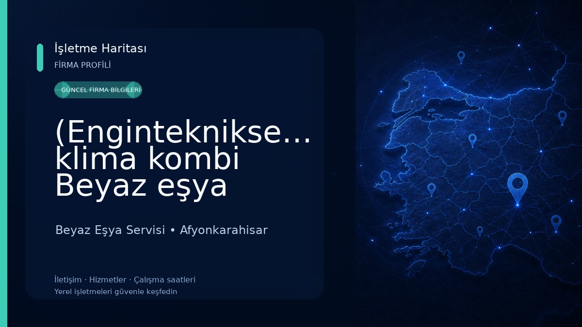 (Enginteknikservis) klima kombi Beyaz eşya servisi Beyaz Eşya Servisi
