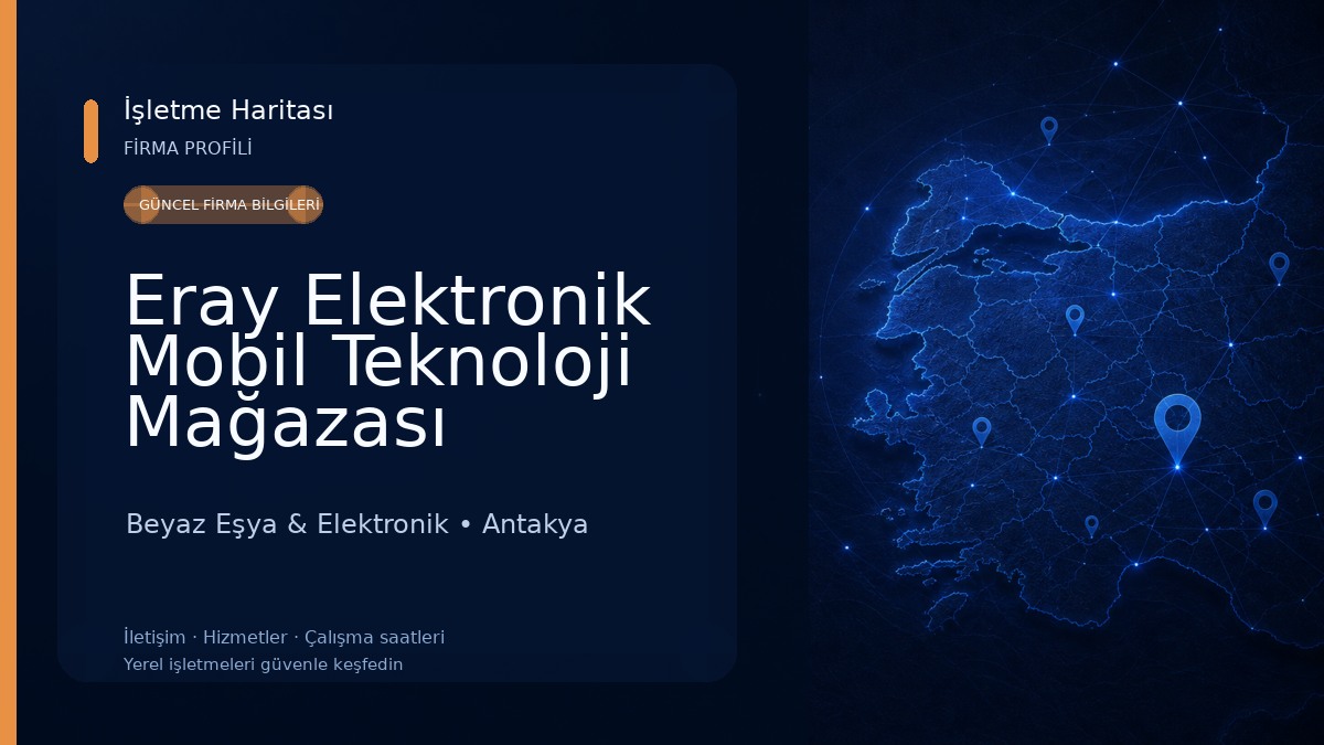 Eray Elektronik Mobil Teknoloji Mağazası Beyaz Eşya & Elektronik