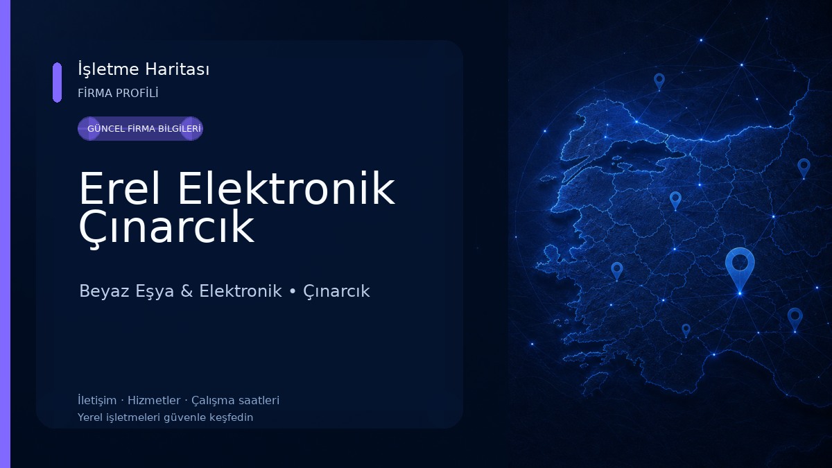 Erel Elektronik Çınarcık Beyaz Eşya & Elektronik