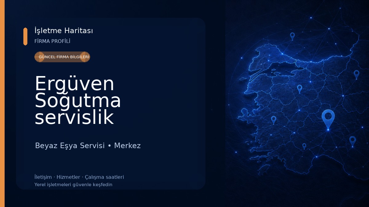 Ergüven Soğutma servislik hizmetleri