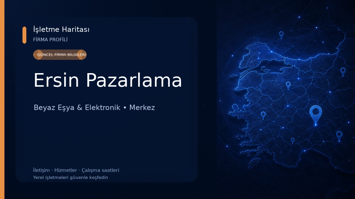 Ersin Pazarlama Beyaz Eşya & Elektronik
