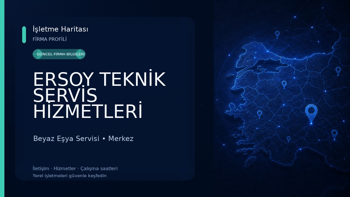 ERSOY TEKNİK SERVİS HİZMETLERİ