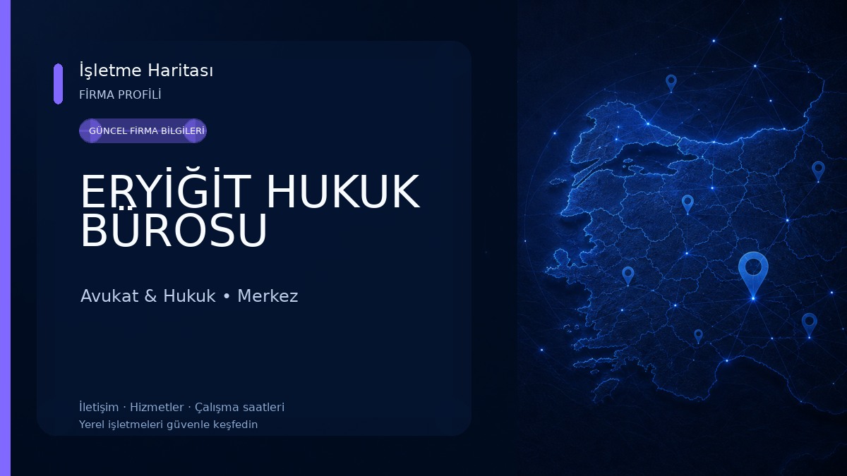 ERYİĞİT HUKUK BÜROSU Avukat & Hukuk
