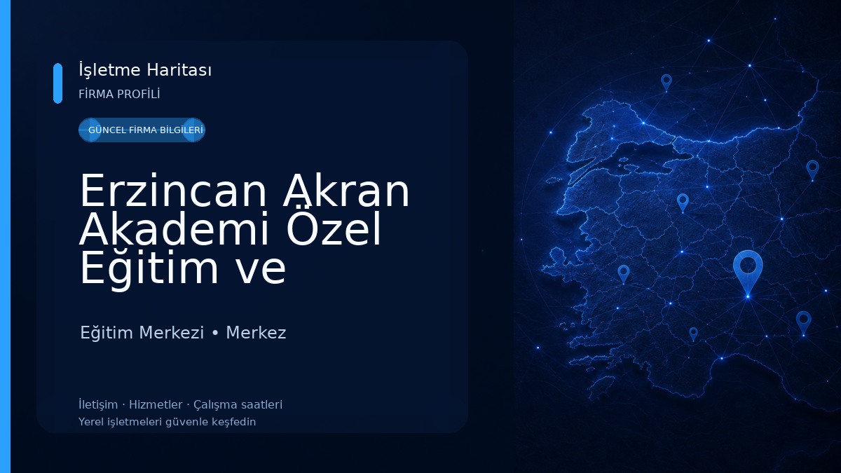 Erzincan Akran Akademi Özel Eğitim ve Rehabilitasyon Merkezi
