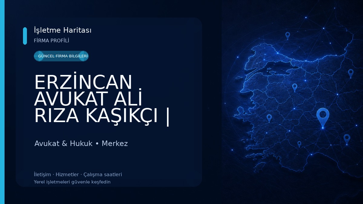 ERZİNCAN AVUKAT ALİ RIZA KAŞIKÇI | Erzincan Sigorta Avukatı | Erzincan Araç Değer Kaybı Avukatı | Trafik Kazası Avukatı Avukat & Hukuk