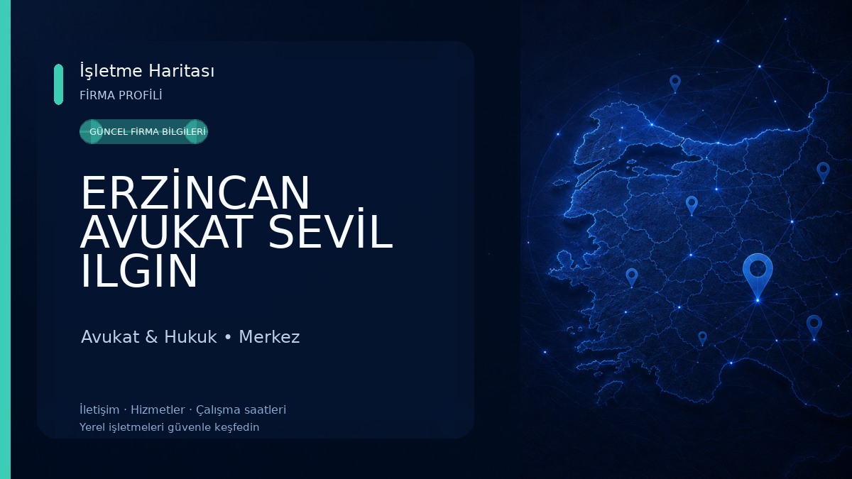 ERZİNCAN AVUKAT SEVİL ILGIN Avukat & Hukuk