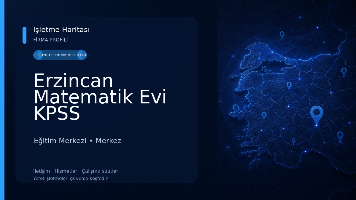 Erzincan Matematik Evi KPSS Eğitim Merkezi
