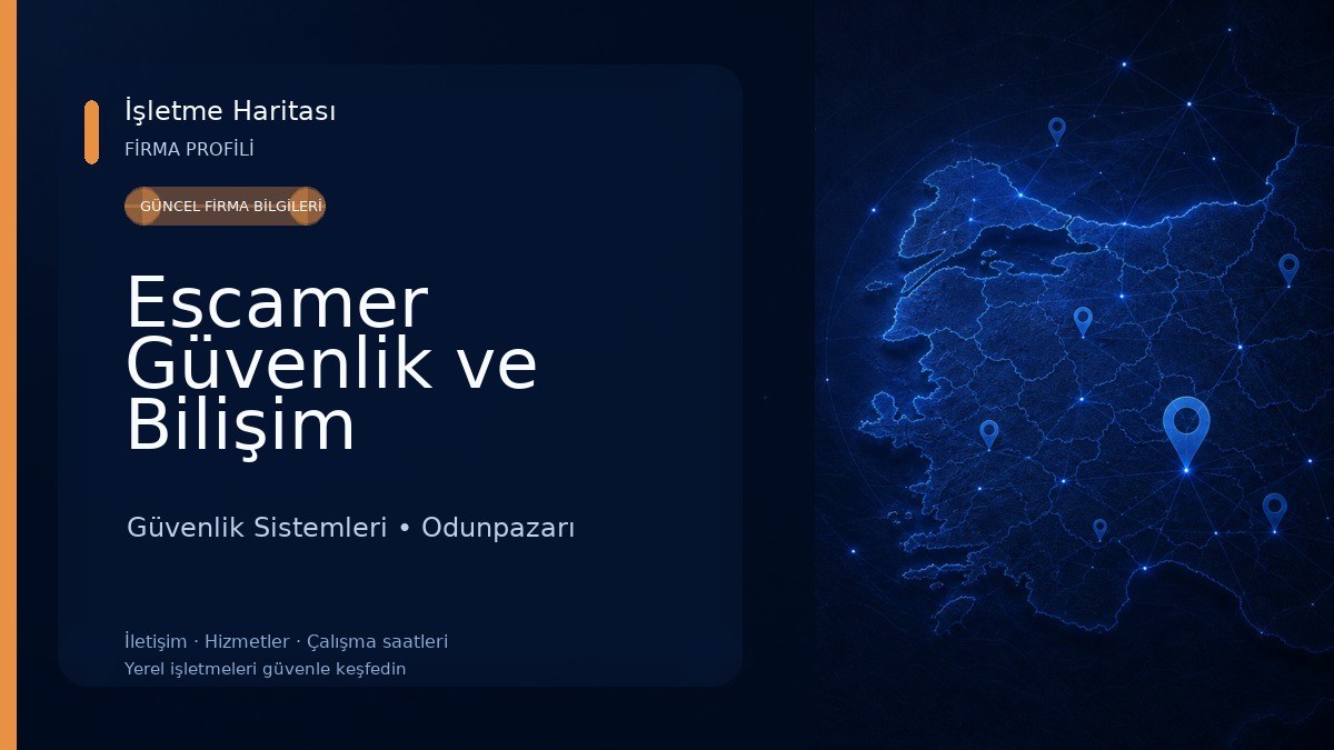 Escamer Güvenlik ve Bilişim Sistemleri Güvenlik Sistemleri