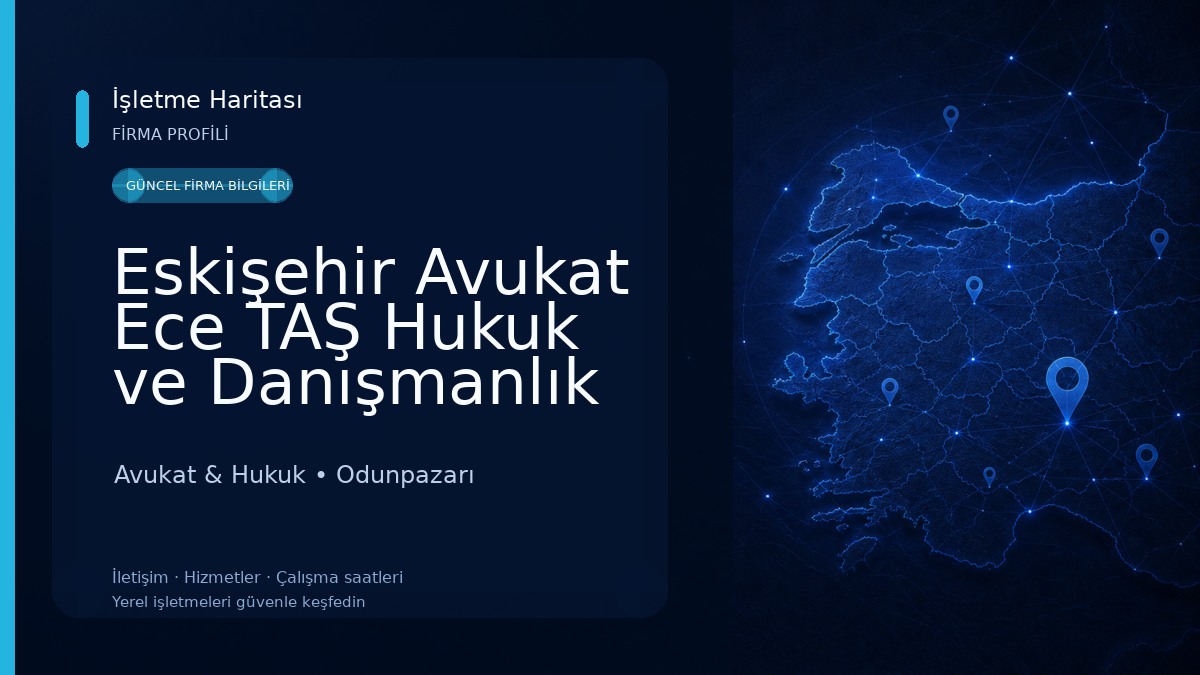 Eskişehir Avukat Ece TAŞ Hukuk ve Danışmanlık (Ceza Avukatı, Boşanma Avukatı, İcra Avukatı, İş Hukuku Avukatı, Miras Avukatı) 