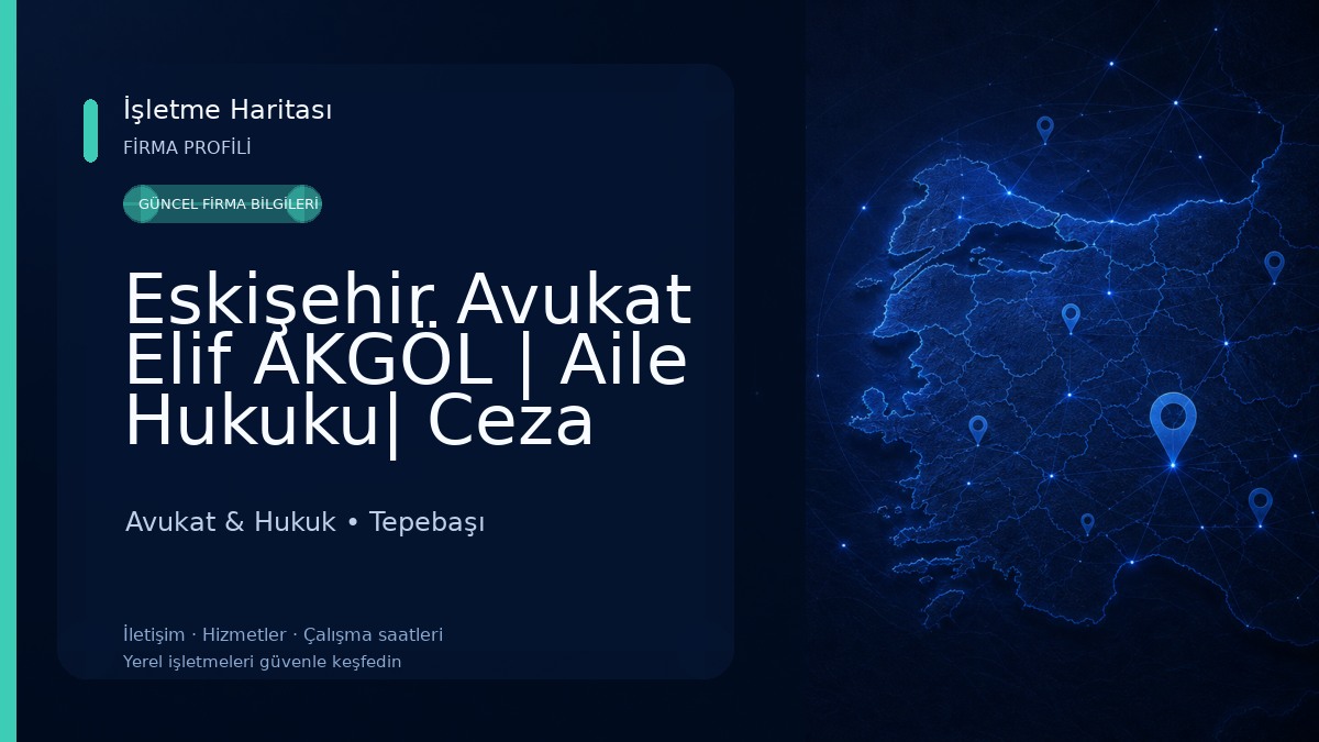 Eskişehir Avukat Elif AKGÖL | Aile Hukuku| Ceza Hukuku|İş Hukuku|Kira Hukuku Avukat & Hukuk