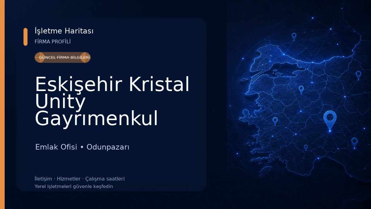 Eskişehir Kristal Unity Gayrımenkul Danışmanlığı Emlak Ofisi