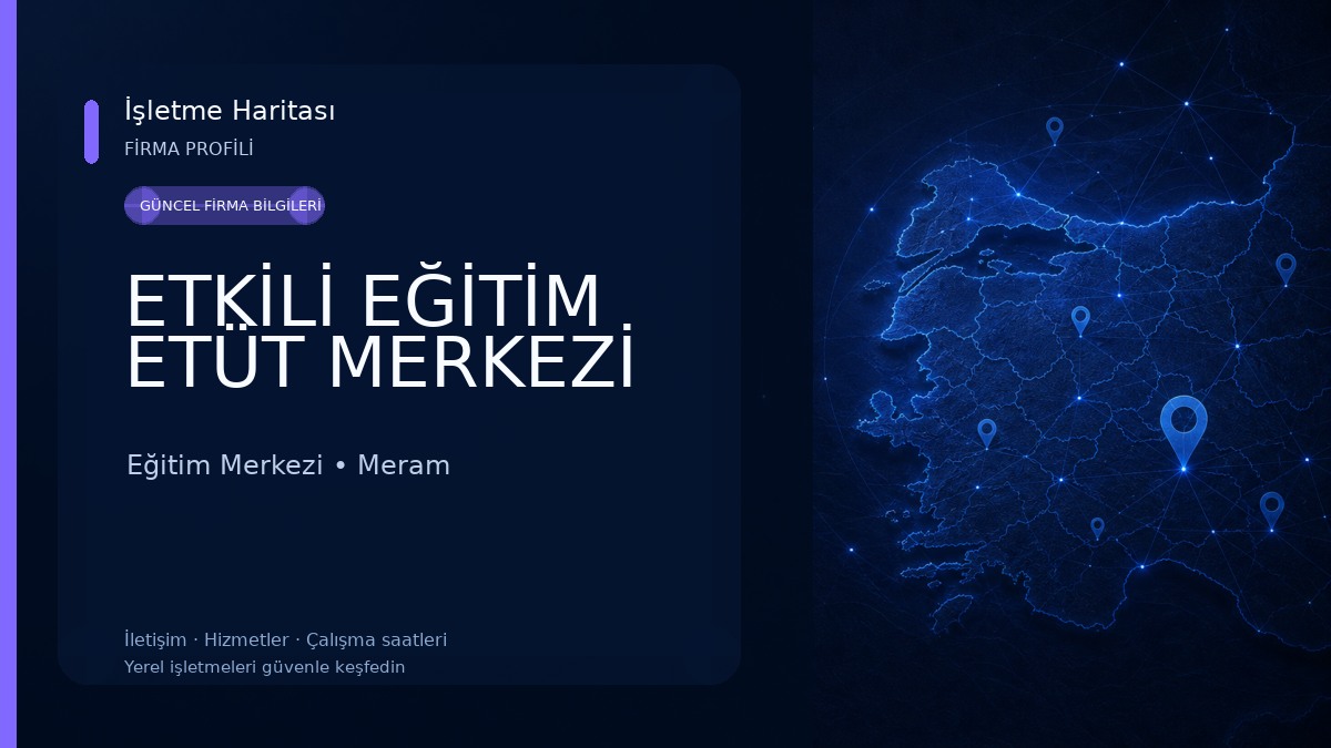 ETKİLİ EĞİTİM ETÜT MERKEZİ