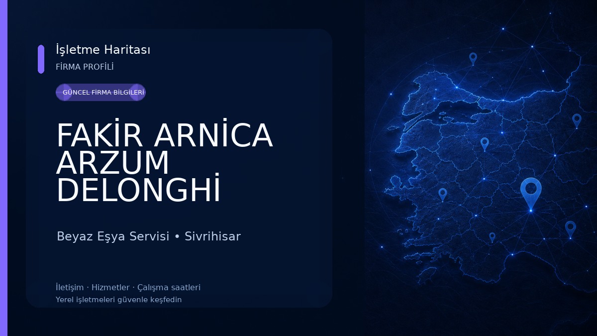 FAKİR ARNİCA ARZUM DELONGHİ BRAUN YETKİLİ SERVİSİ ESKİŞEHİR YETKİLİ SERVİS PRESTİJ ELEKTRONİK
