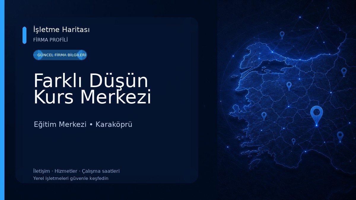 Farklı Düşün Kurs Merkezi Eğitim Merkezi