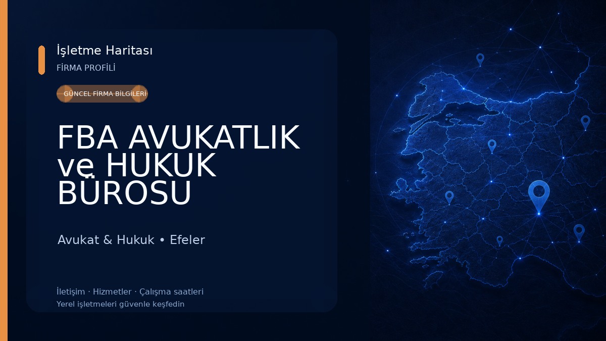 FBA AVUKATLIK ve HUKUK BÜROSU Avukat & Hukuk