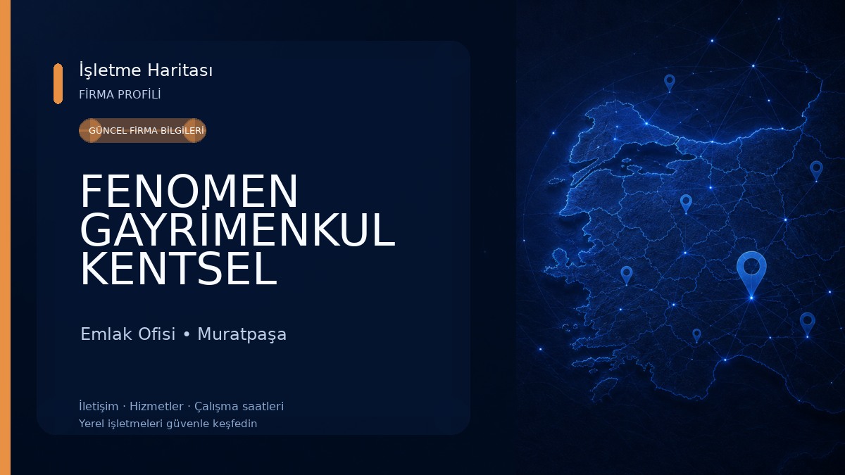 FENOMEN GAYRİMENKUL KENTSEL DÖNÜŞÜM Emlak Ofisi