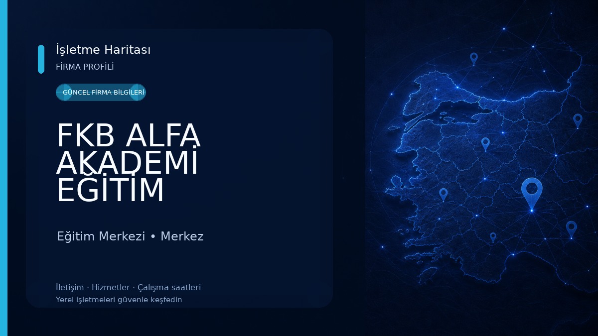 FKB ALFA AKADEMİ EĞİTİM KURUMLARI
