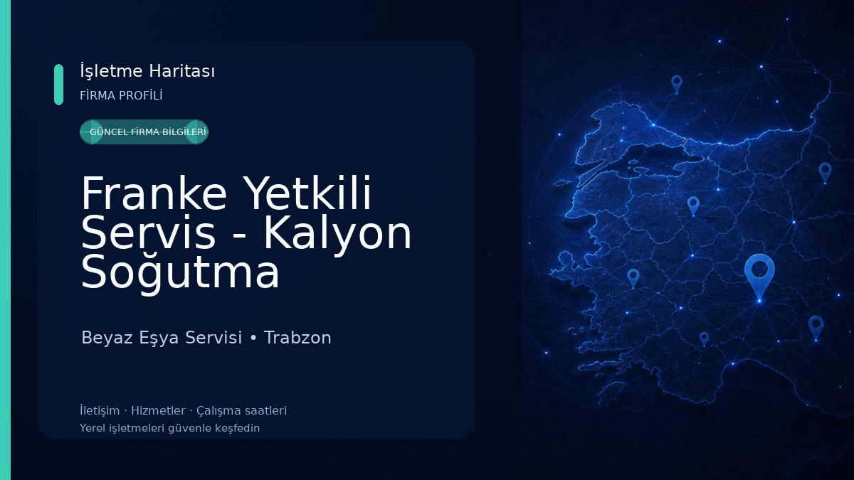 Franke Yetkili Servis - Kalyon Soğutma