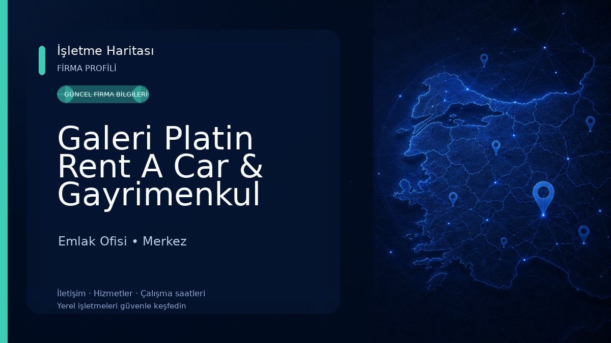 Galeri Platin Rent A Car & Gayrimenkul