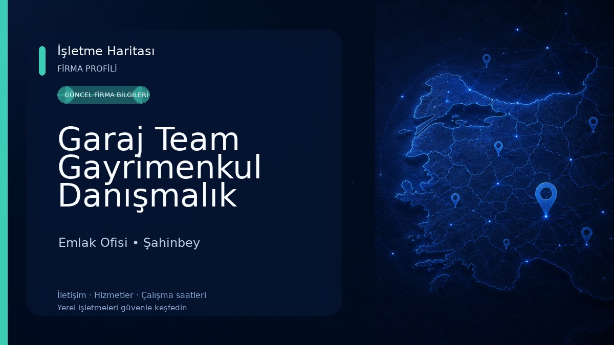 Garaj Team Gayrimenkul Danışmalık