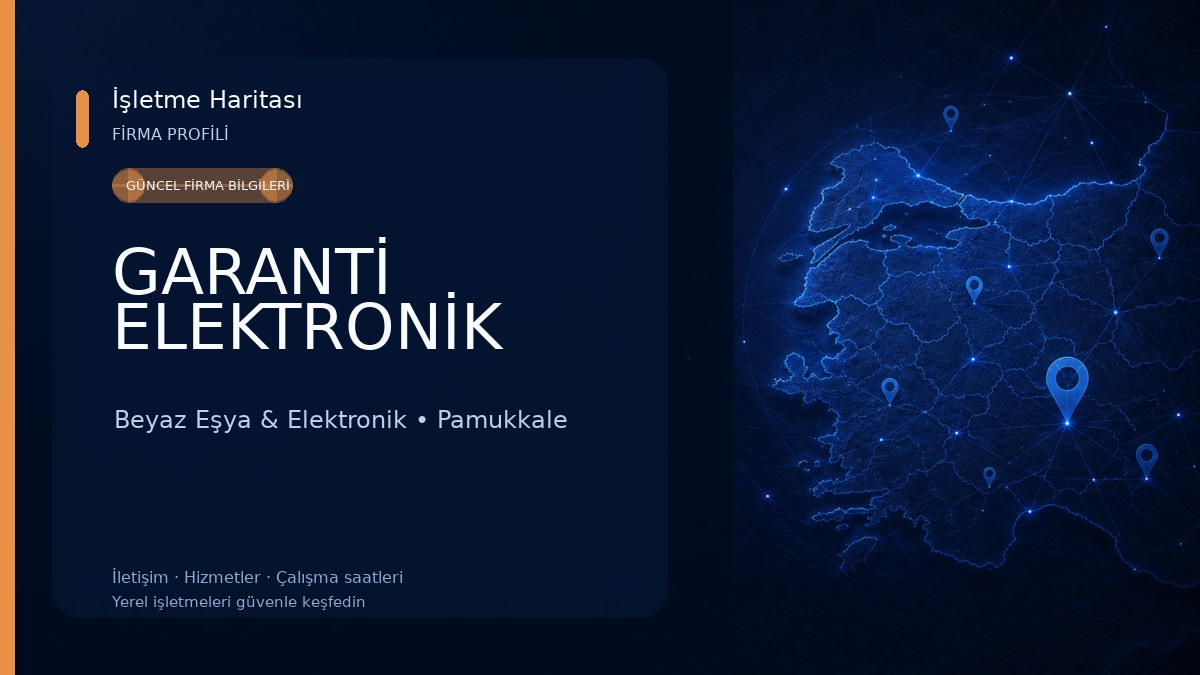 GARANTİ ELEKTRONİK Beyaz Eşya & Elektronik