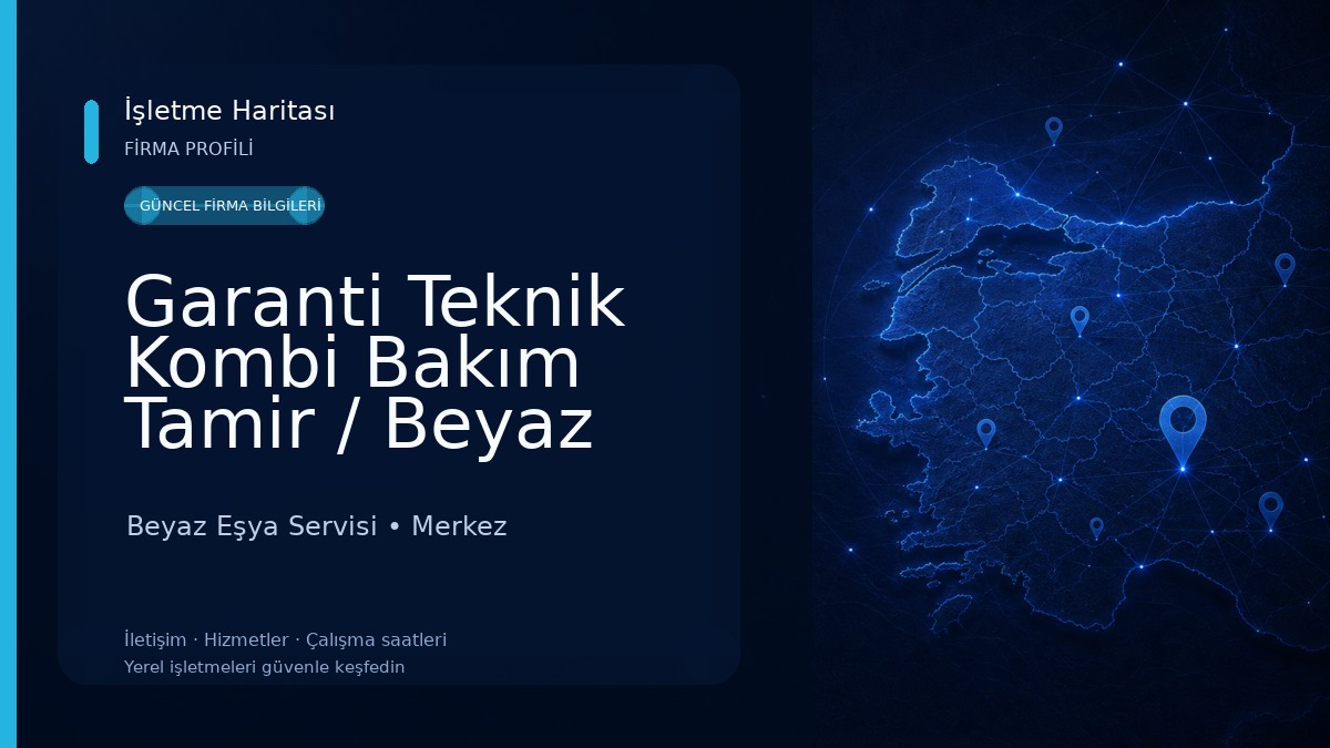 Garanti Teknik Kombi Bakım Tamir / Beyaz Eşya Tamiri / Klima Bakım Tamir / Çilingir Hizmeti 