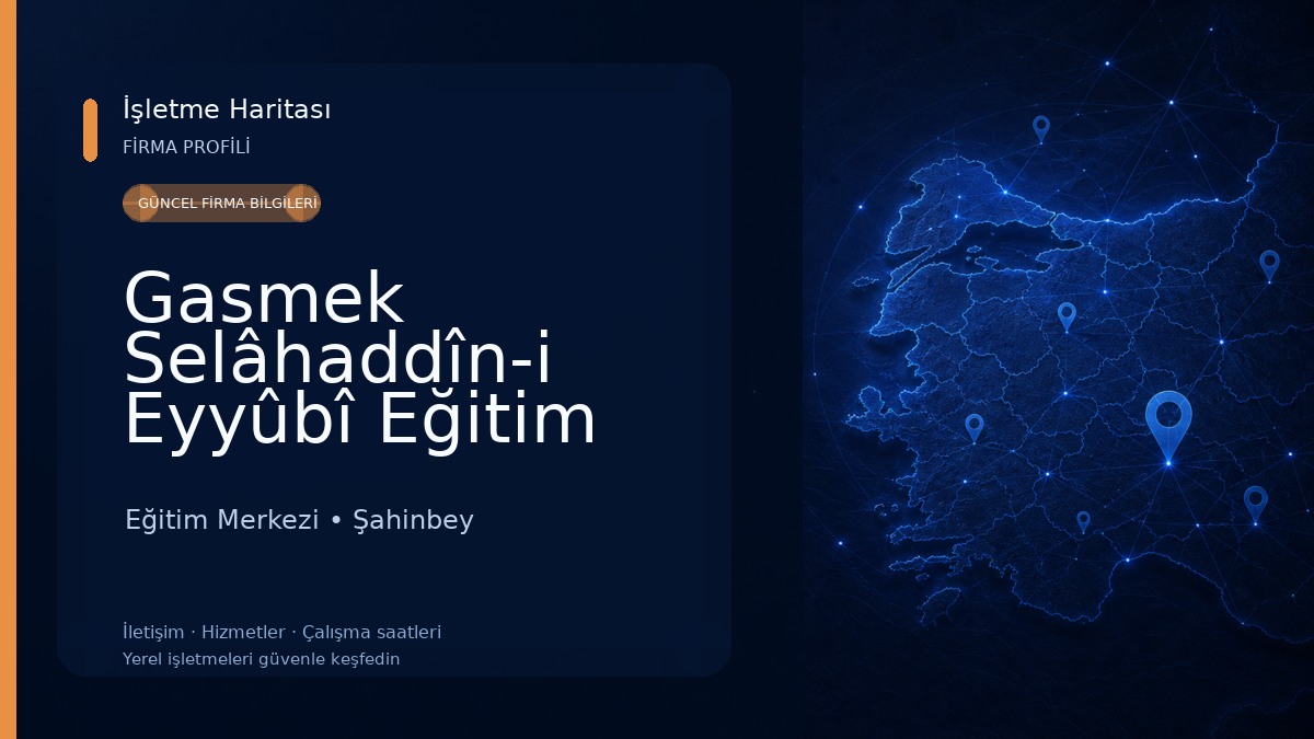 Gasmek Selâhaddîn-i Eyyûbî Eğitim Merkezi Eğitim Merkezi