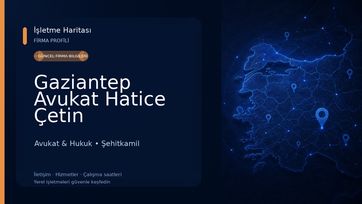 Gaziantep Avukat Hatice Çetin 